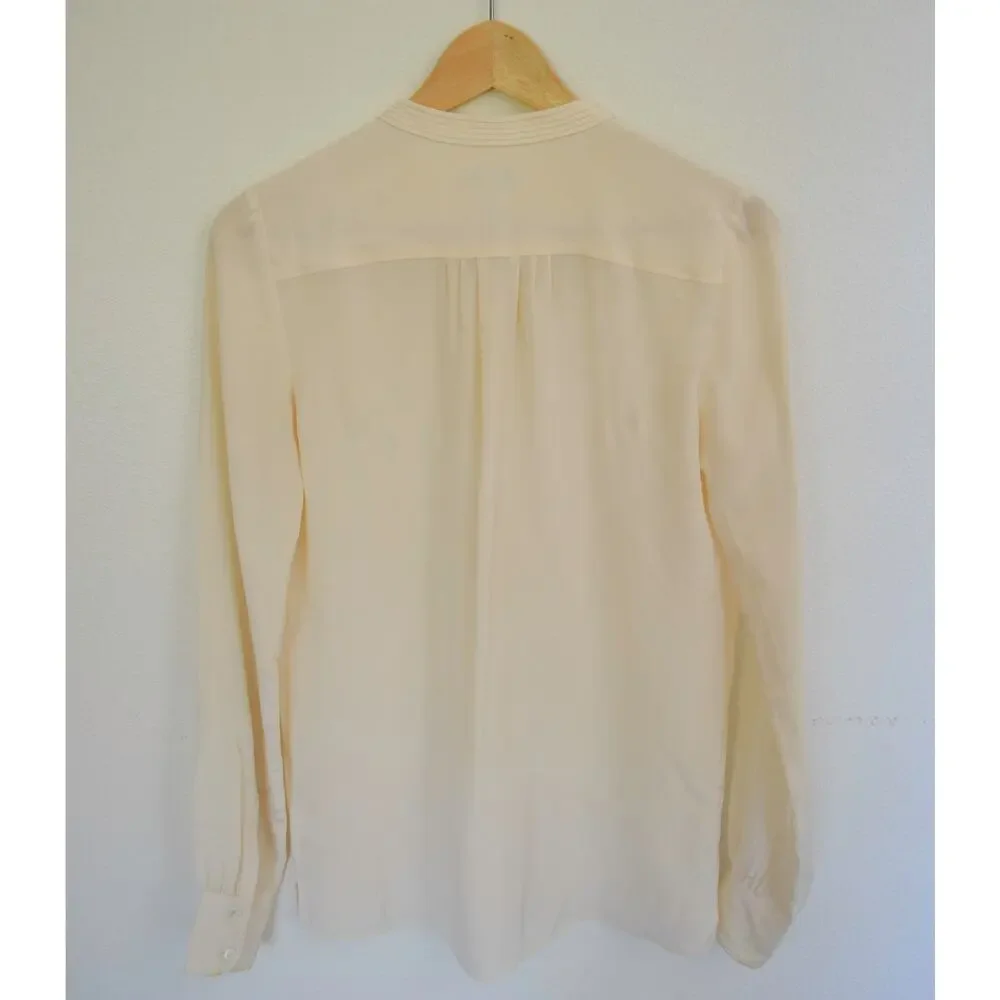 J Crew Y2K Silk Rosette Blouse Size 2T